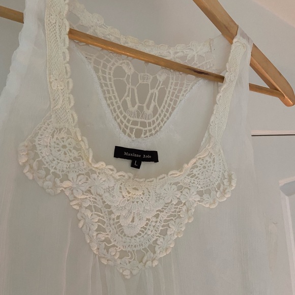 White Maxinne Mode Dress - Picture 1 of 3